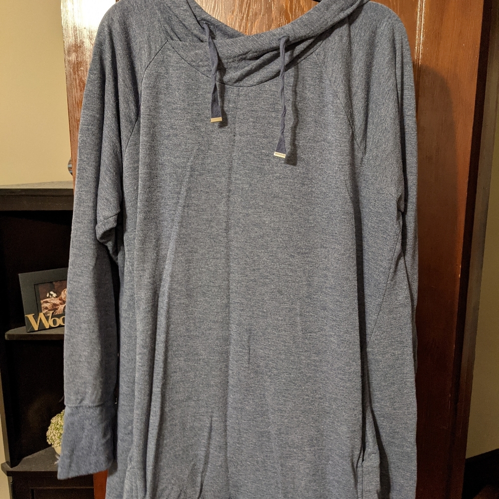 Tek Gear Tunic Length Lightweight Hoodie